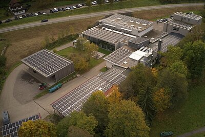 Gebäude Keller Energie GmbH aus der Vogelperspektive